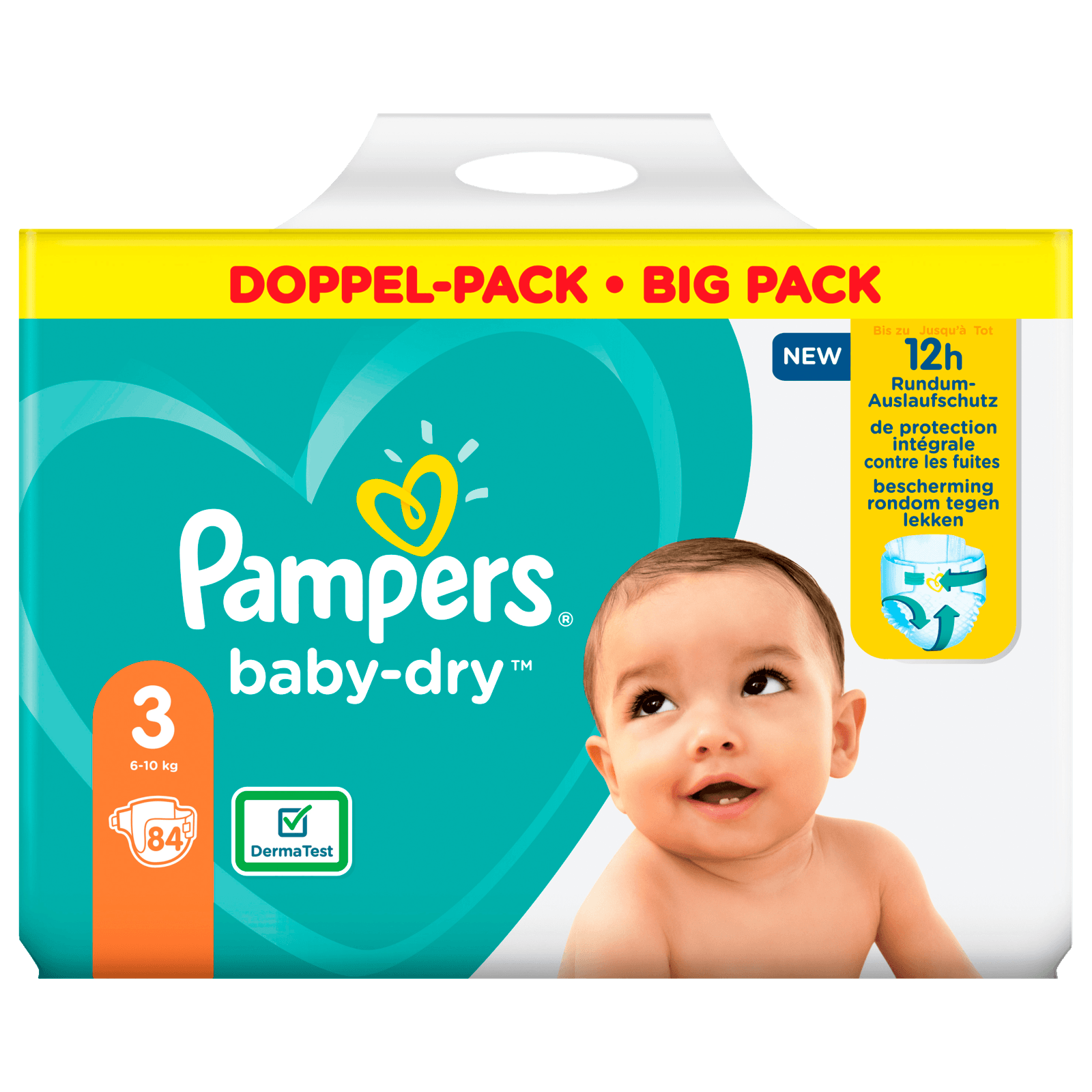 overloop waarschijnlijk Pygmalion Pampers Baby-Dry Windeln Gr.3 6-10kg Big Pack 84 Stück bei REWE online  bestellen!