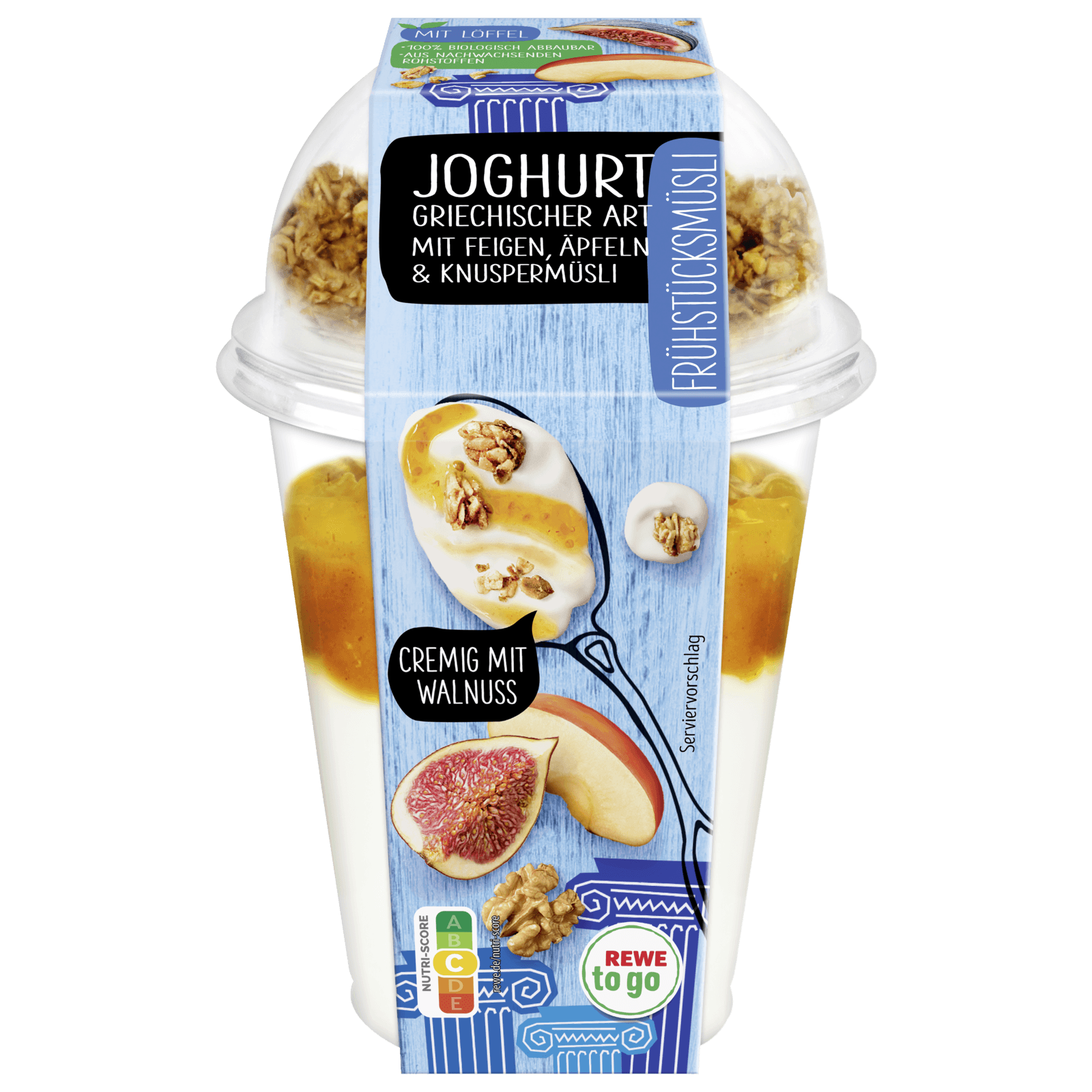 Rewe To Go Griechischer Joghurt Mit Feigen Apfeln Knuspermusli 255g Bei Rewe Online Bestellen