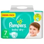 Pampers Baby-Dry Windeln Gr.7 15+kg Dreier-Pack 72 Stück