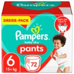 Pampers Baby-Dry Windeln Pants Gr.6 15+kg Dreier-Pack 72 Stück