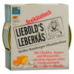 Liebold's Leberkäse mit Cheddar, Regato und Mozzarrella 400g