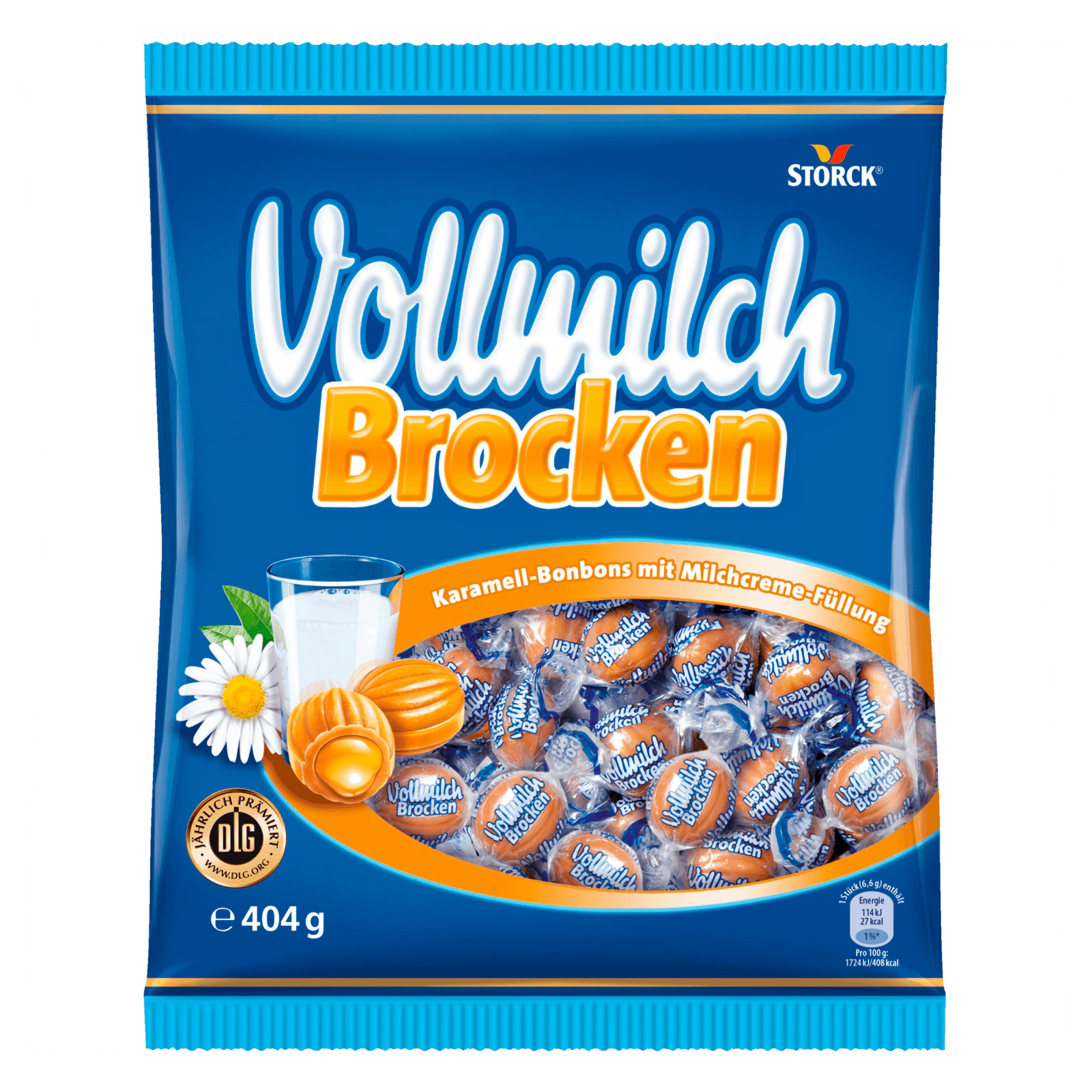 Storck Vollmilch Brocken 404g