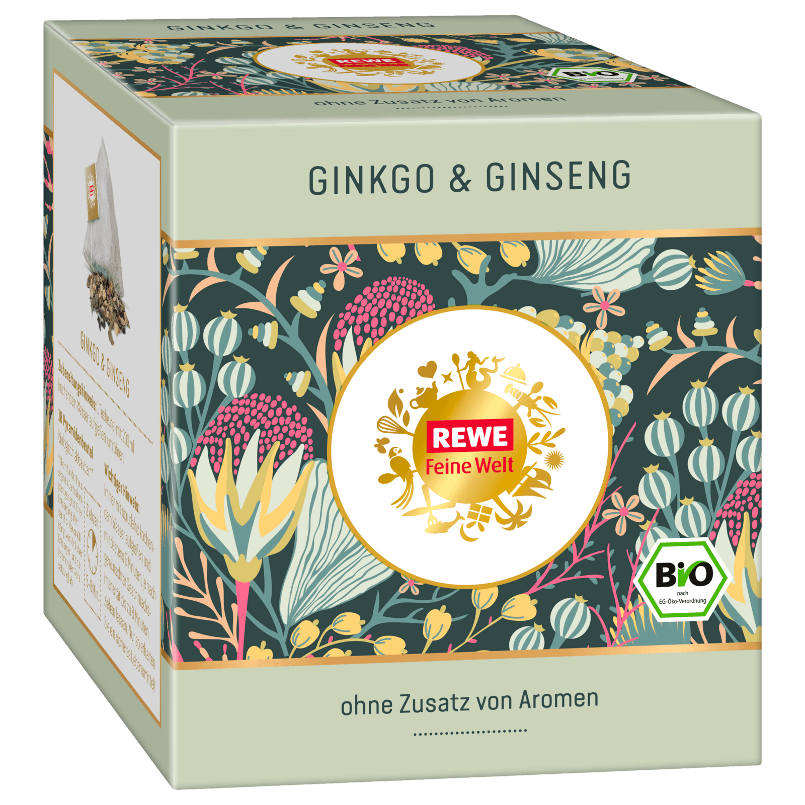 REWE Feine Welt Bio Tee Ginkgo & Ginseng 36g
