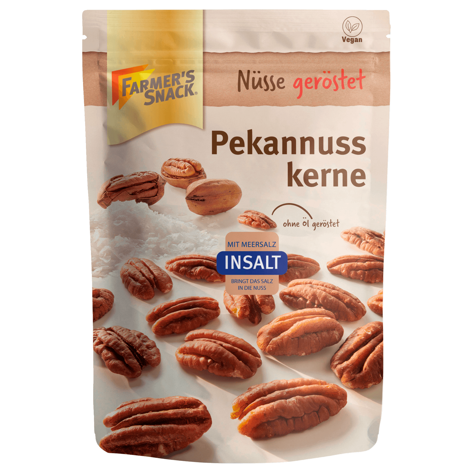 Farmer&amp;#39;s Snack Geröstete Pekannuss mit Salz 100g bei REWE online bestellen!