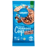 Davert Bio Hafer Porridge-Cup Schokolade mit Kakao Nibs 65g
