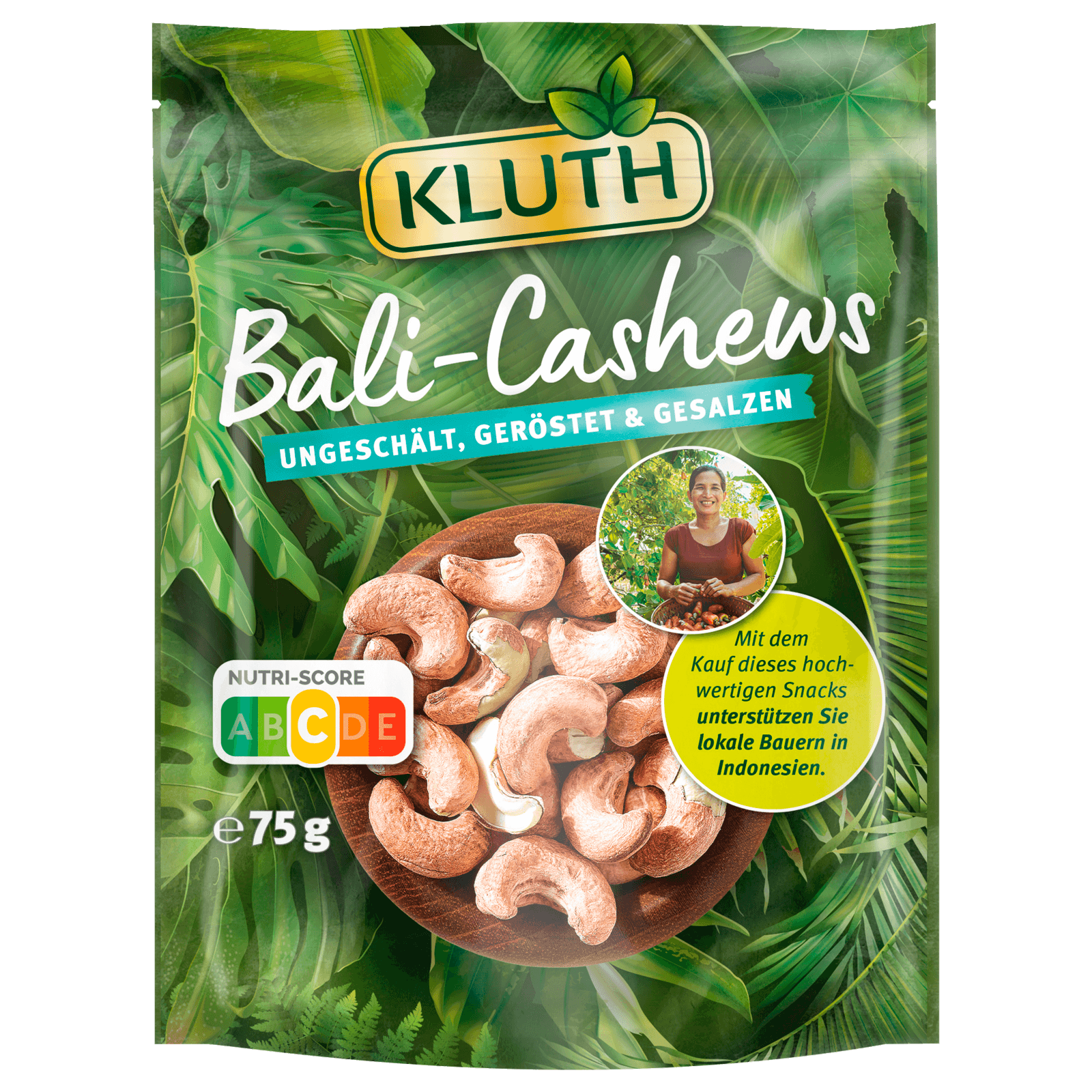 Kluth Bali-Cashews 75g