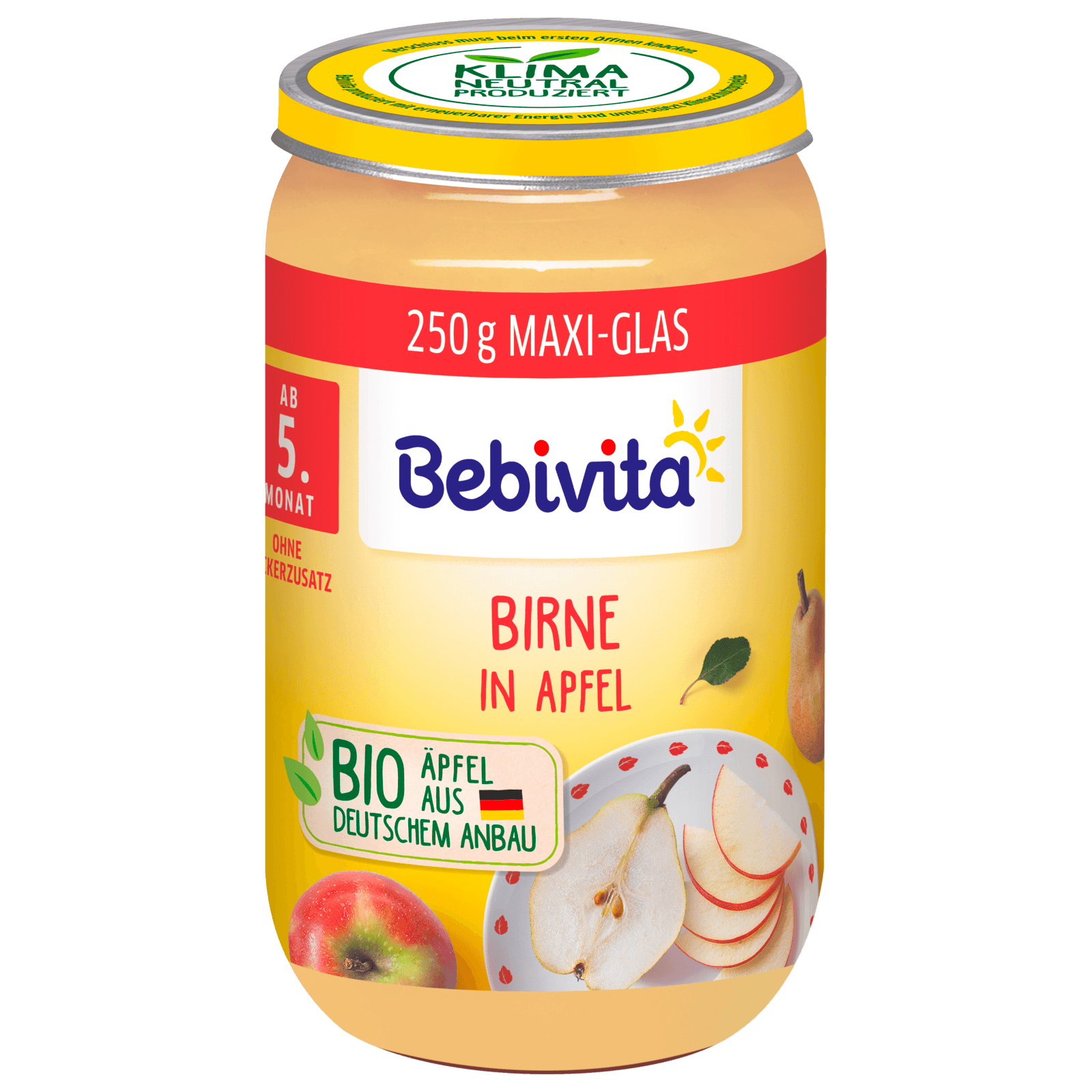 Bebivita Bio Birne in Apfel 250g