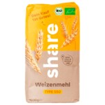 share Weizenmehl Type 550 Bio 1kg