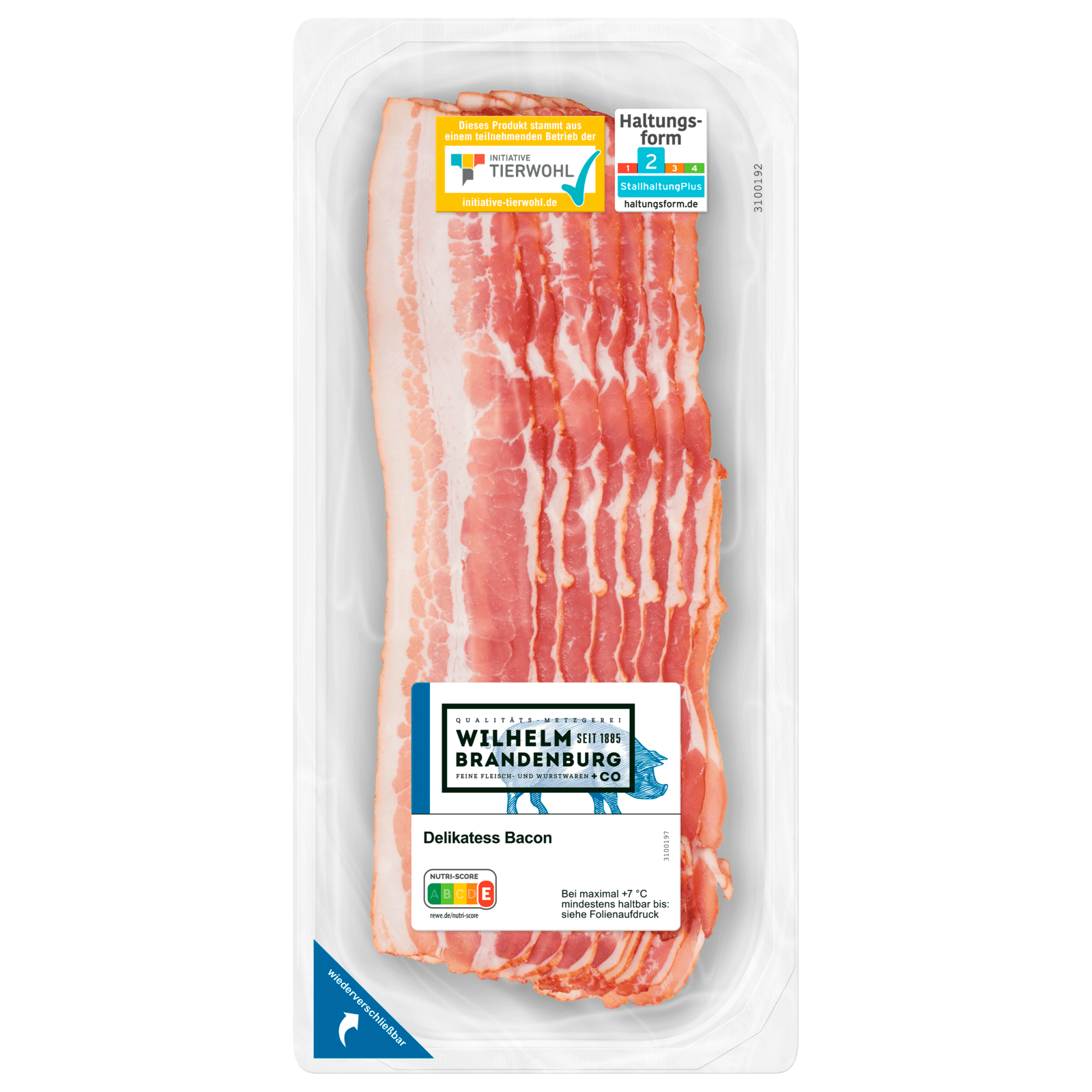 Wilhelm Brandenburg Delikatess Bacon 100g