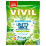 Vivil Limette-Minze Erfrischungsbonbons ohne Zucker 88g