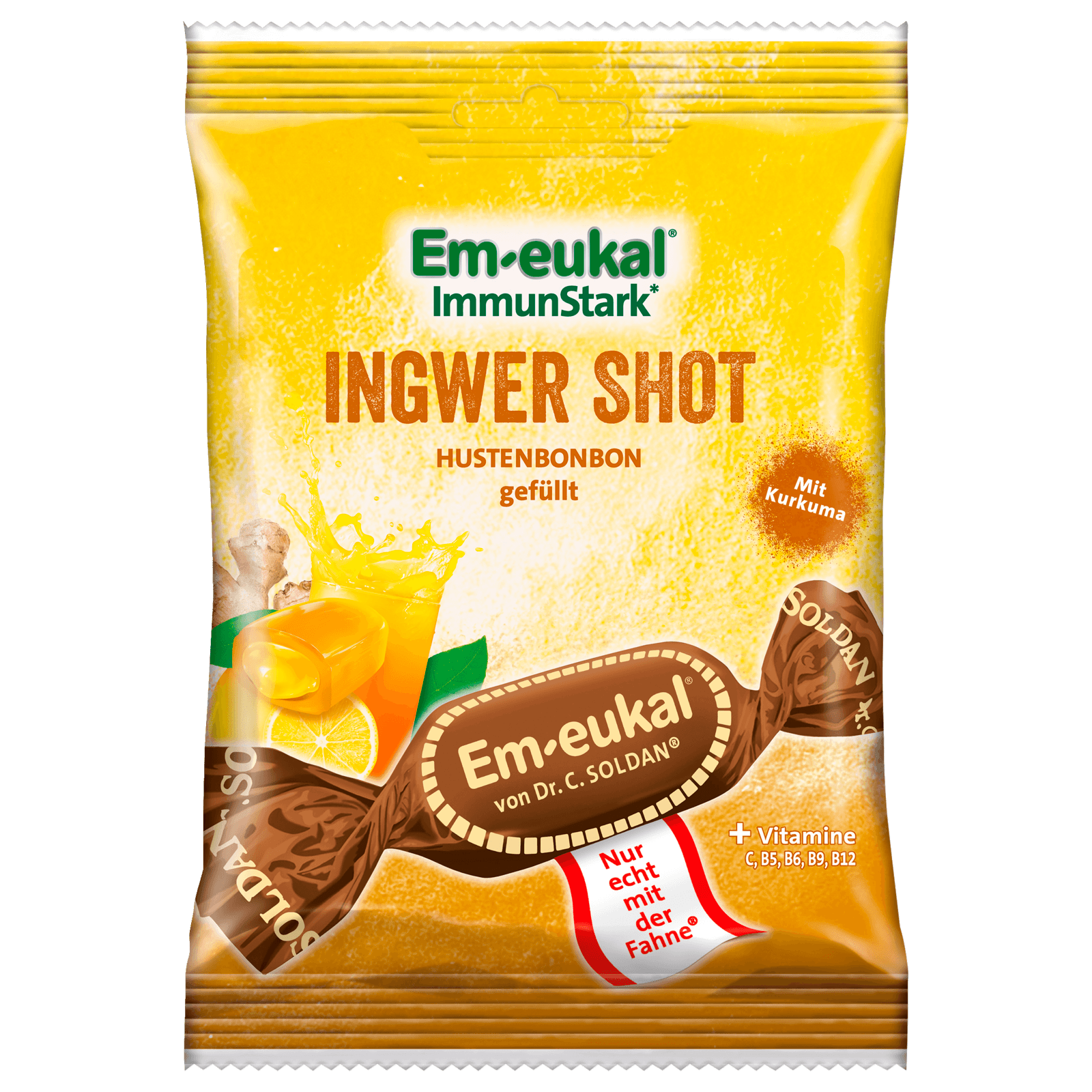 Em-eukal Ingwer Shot Hustenbonbons 75g