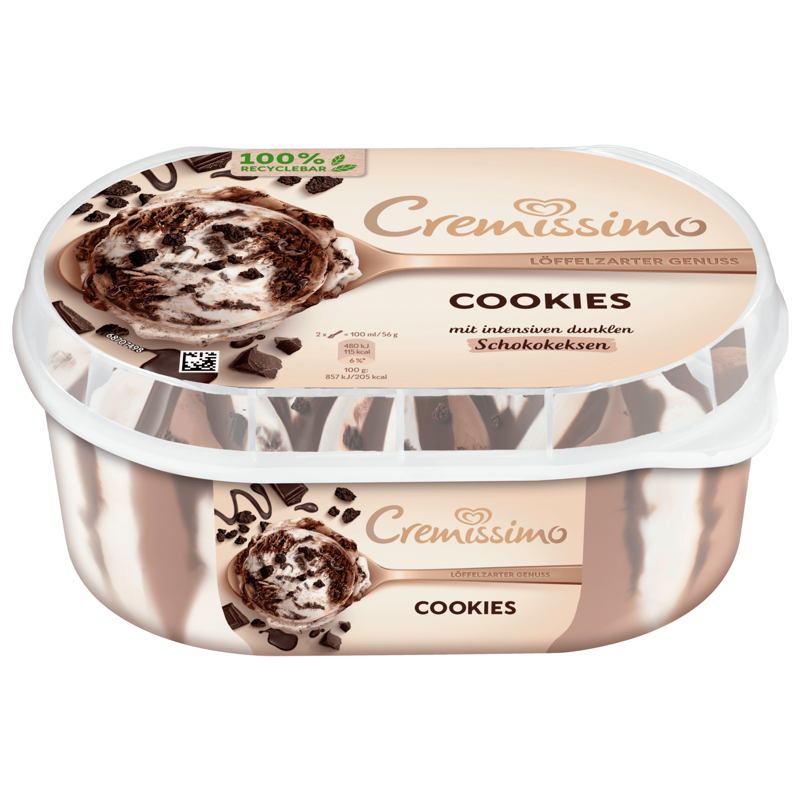 Eiscreme bei 900ml Cremissimo bestellen! Cookies REWE online