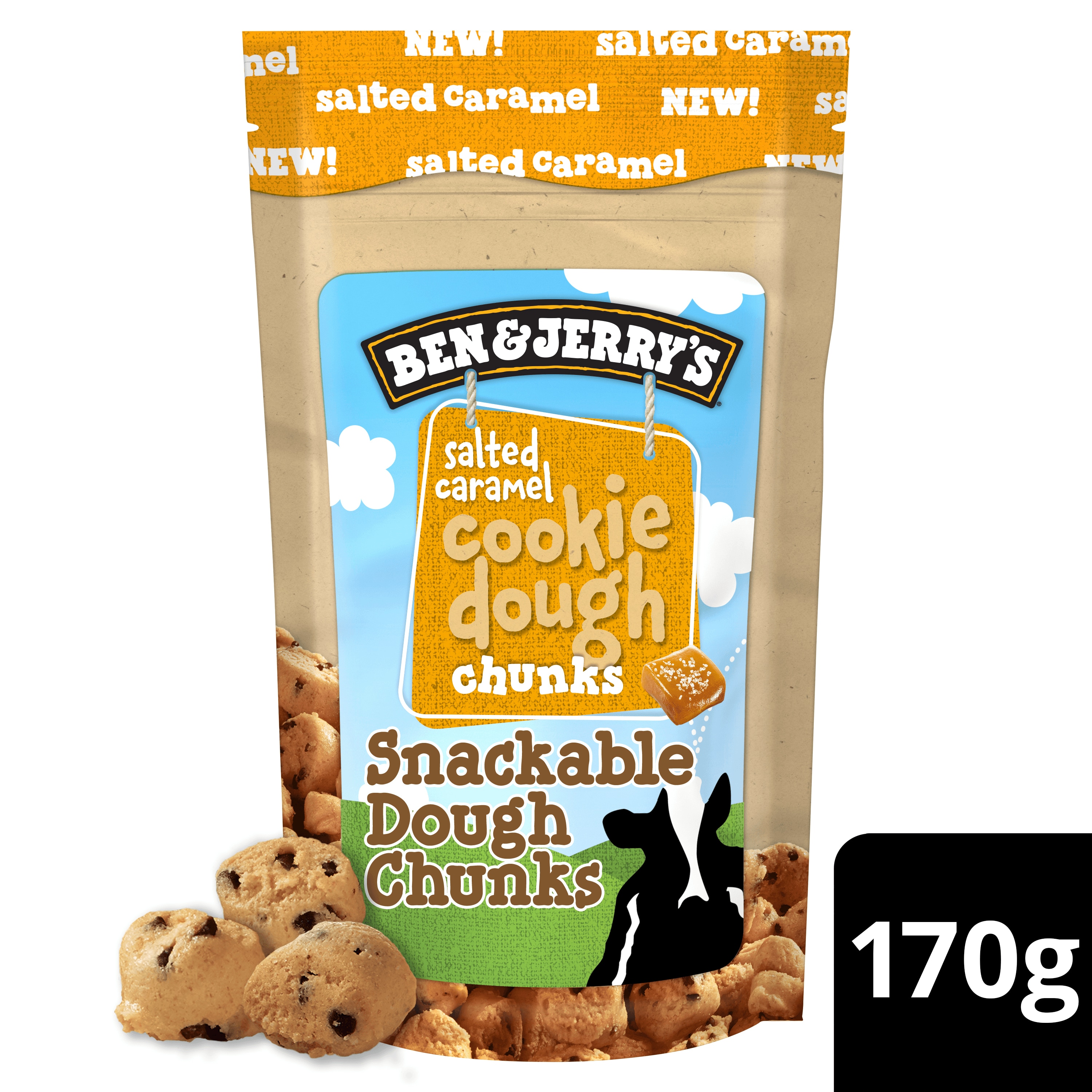 Ben & Jerry's Salted Caramel Cookie Dough Chunks 20g bei REWE ...