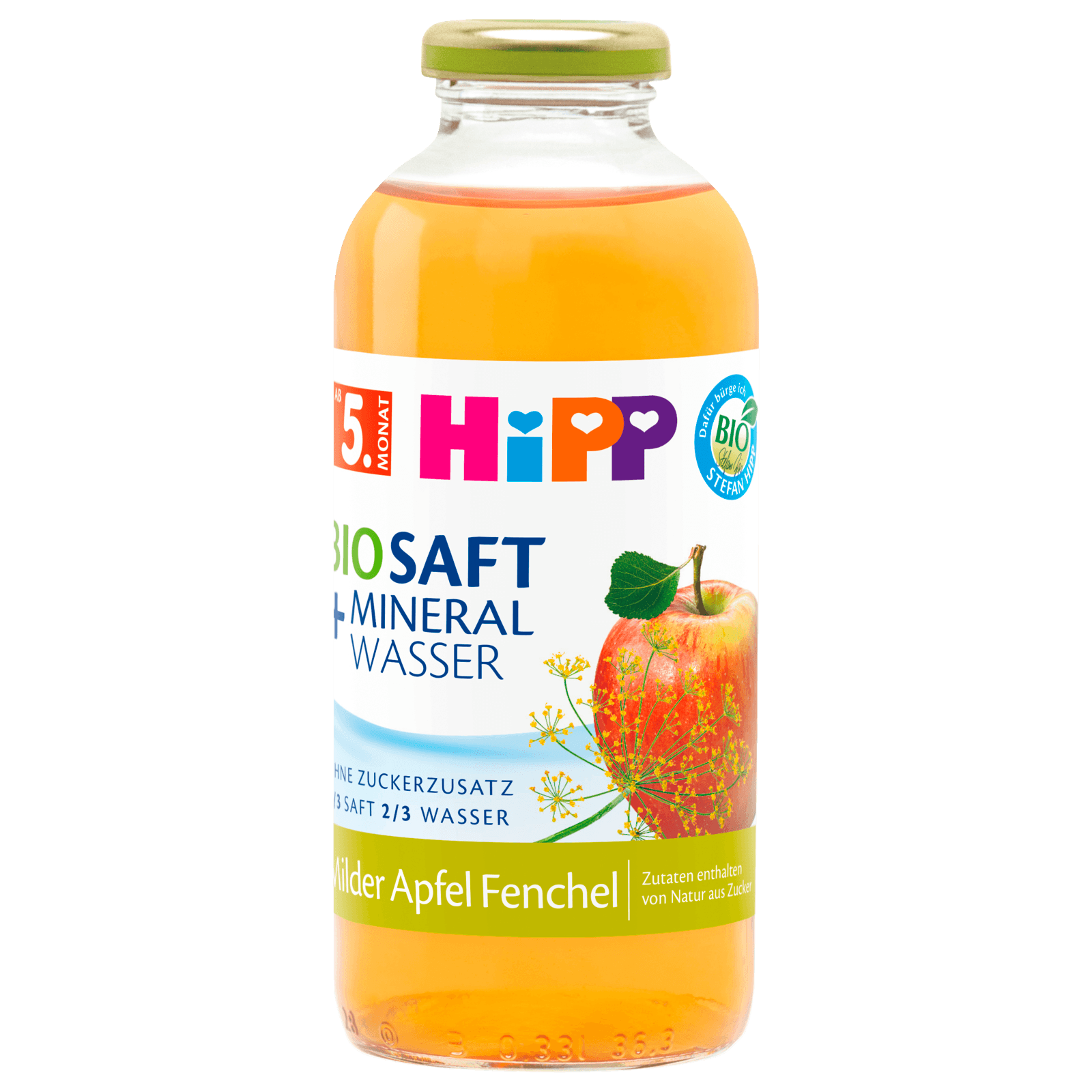 Hipp Bio Milder Apfel Fenchel 0,5l