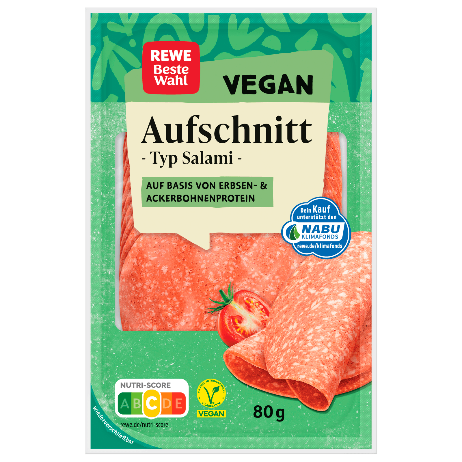 Rewe Beste Wahl Vegane Salami 80g