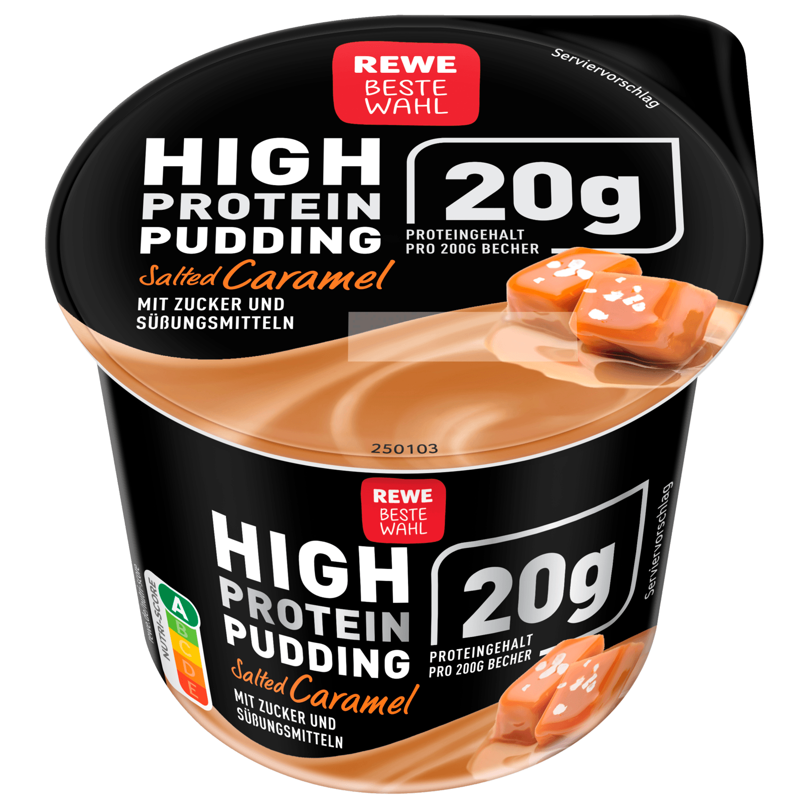 REWE Beste Wahl High Protein Pudding Salted Caramel 200g