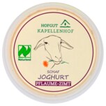 LANDMARKT Hofgut Kapellenhof Bio Schafjoghurt Pflaume Zimt 180g