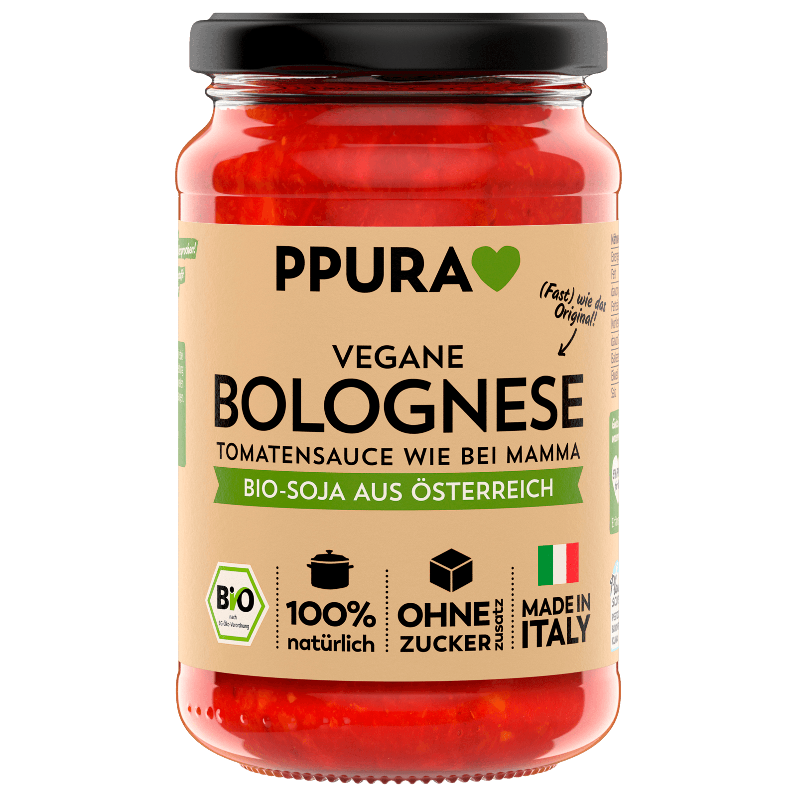 PPura Bio Vegane Bolognese vegan 340g