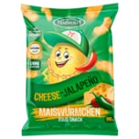 Maiswurm Maiswürmchen Mais-Snack Cheese-Jalapeño 90g