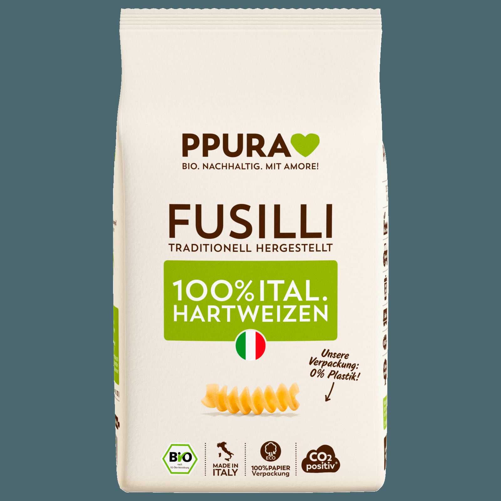 Ppura Bio Fusilli 500g