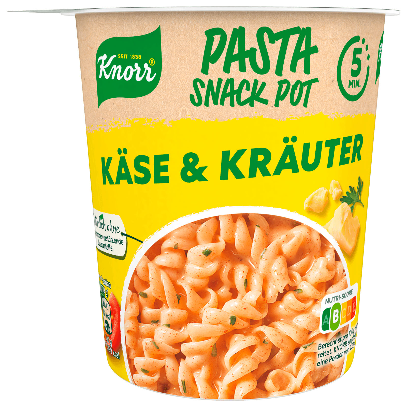 Knorr Pasta Snack Pot Käse & Kräuter 59g