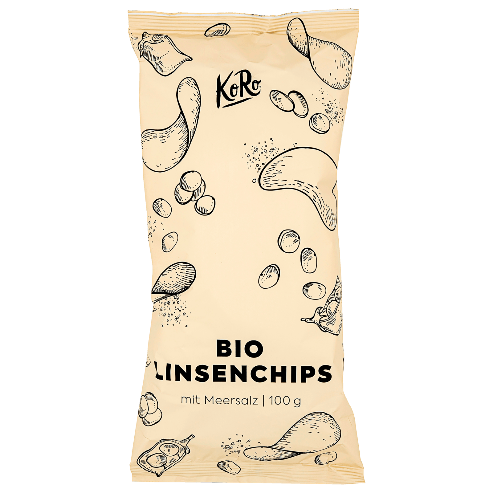 KoRo Bio Linsenchips Meersalz vegan 100g