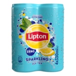 Lipton Zero Sparkling Ice Tea Zitrone 4x0,33l