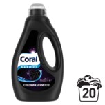 Coral Colorwaschmittel Flüssig Black Velvet 1l, 20WL