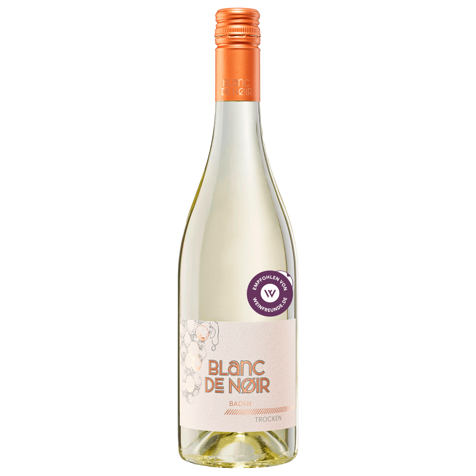 Baden Weißwein Blanc de Noir QbA trocken 0,75l