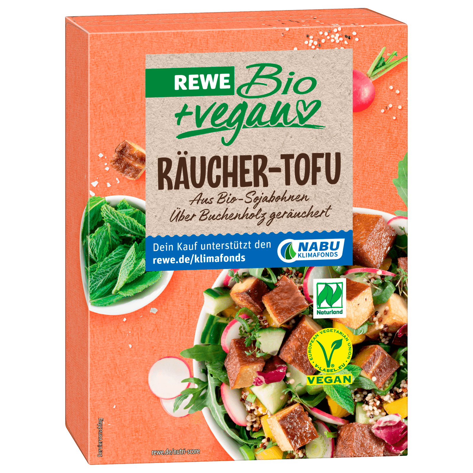 REWE Bio + vegan Räucher-Tofu 2x175g