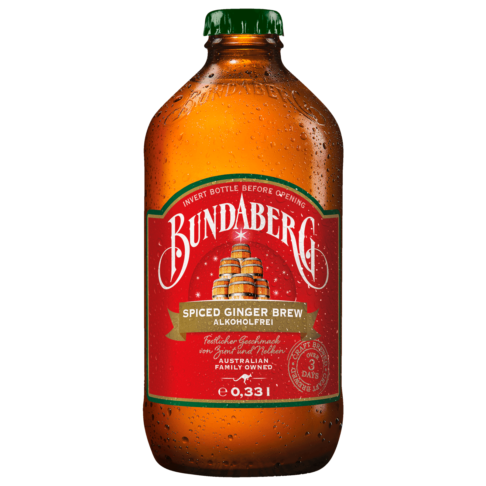 Bundaberg Spiced Ginger Brew alkoholfrei 0 33l bei REWE online bestellen 
