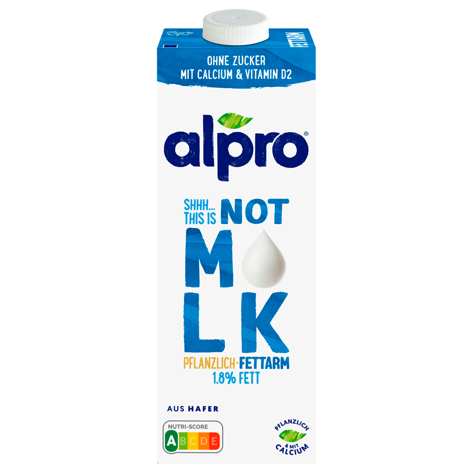 Alpro Not Mlk Haferdrink 1,8% vegan 1l