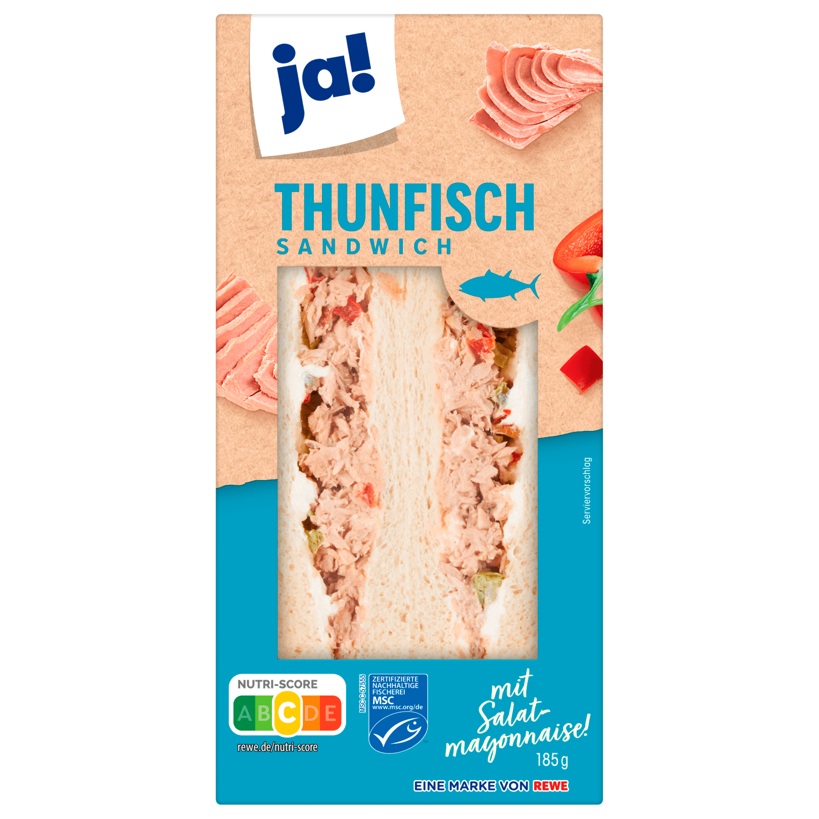 ja! Thunfisch Sandwich 185g bei REWE online bestellen!