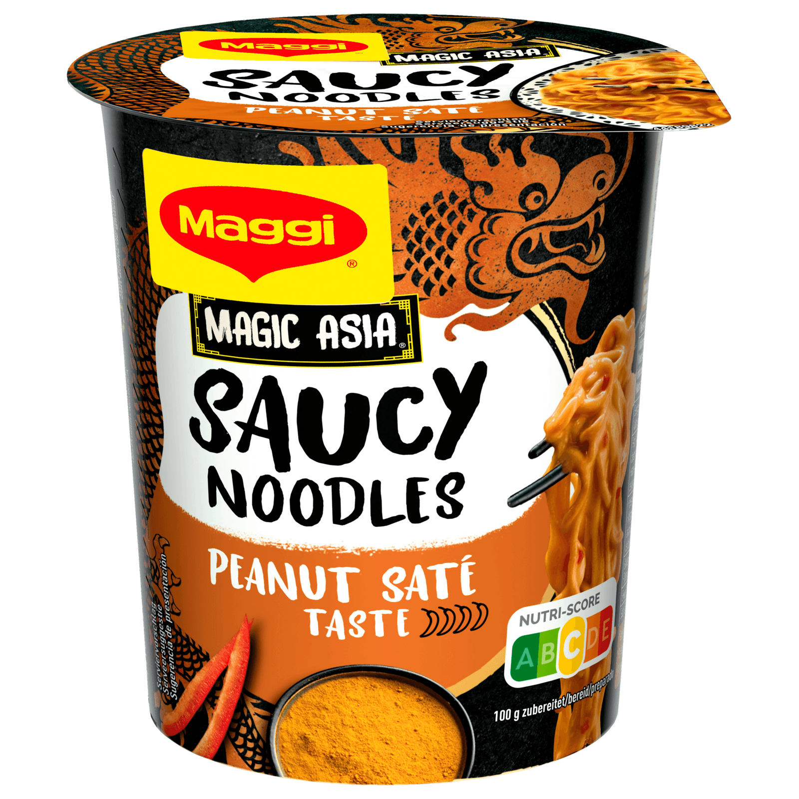 Maggi Saucy Noodles Peanut Saté Taste 75g