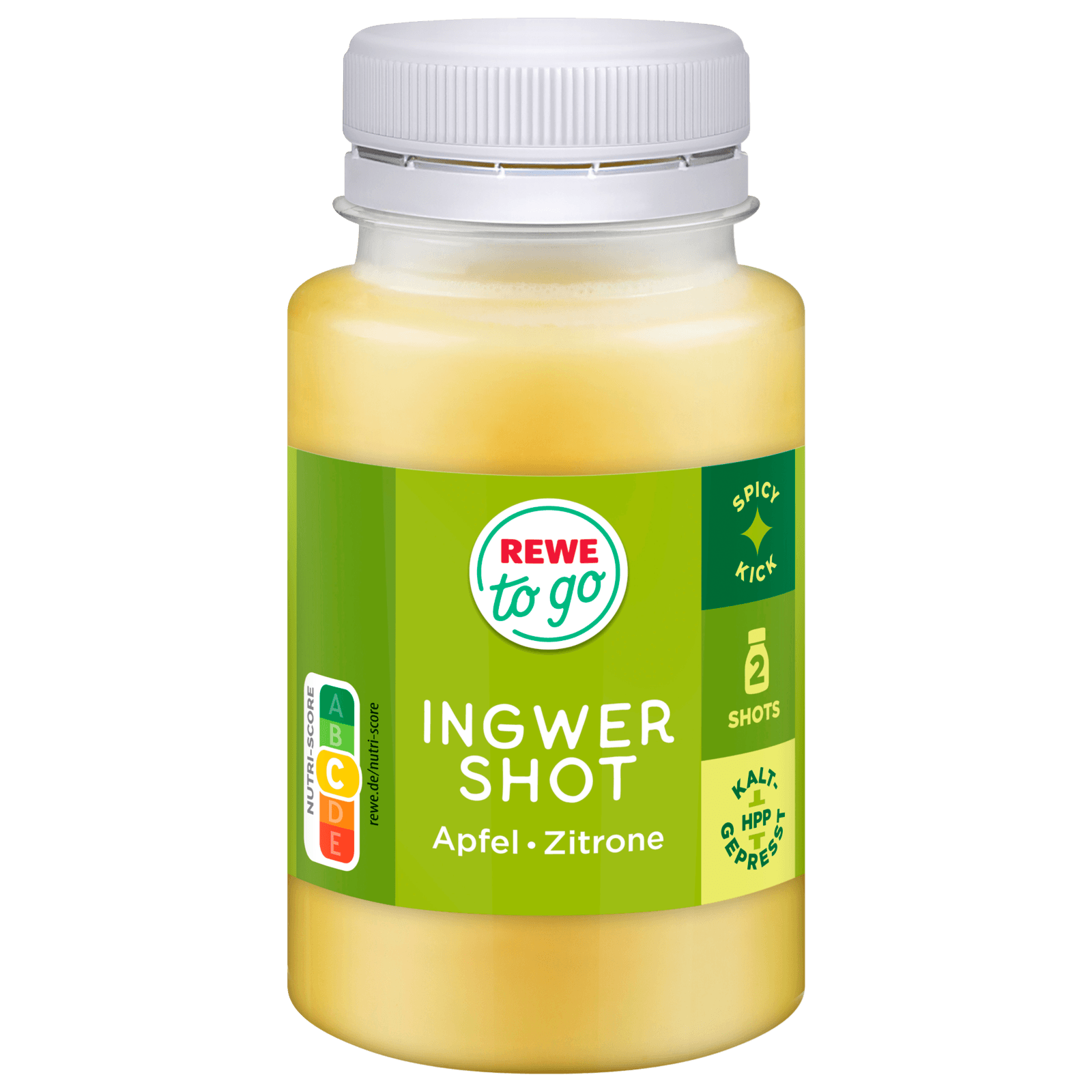 REWE to go Ingwer Shot Apfel &amp; Zitrone 125ml bei REWE online bestellen!