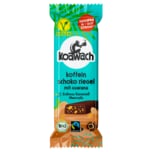 Koawach Bio Koffein-Schoko-Riegel Erdnuss Karamell Meersalz vegan 40g