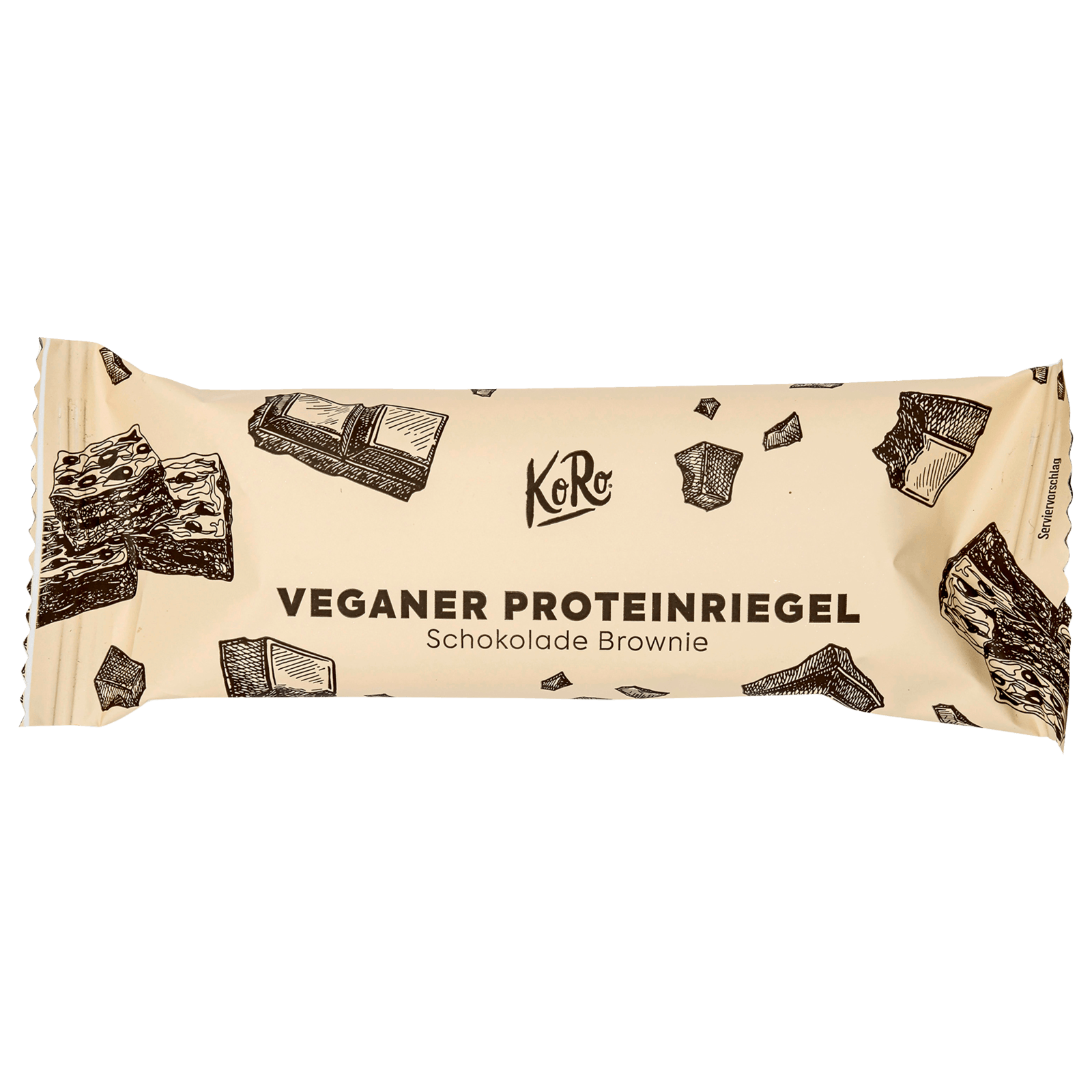 KoRo Veganer Proteinriegel Schokolade Brownie 55g