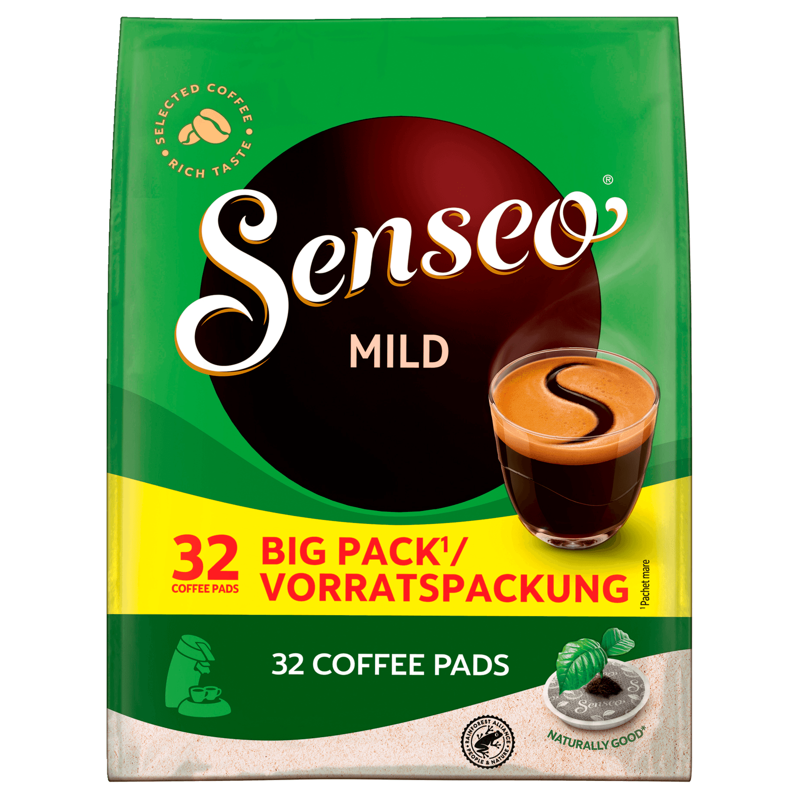 Senseo Kaffeepads Mild 222g, 32 REWE Pads bestellen! bei online