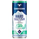 Gorbatschow Hard Seltzer Green Lime 0,33l