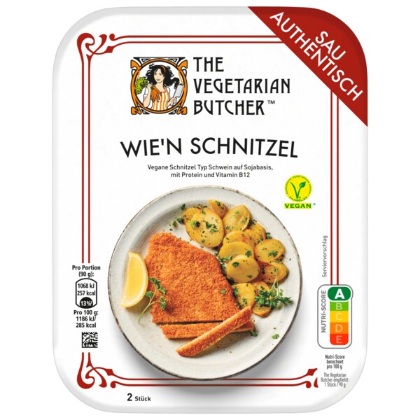 The Vegetarian Butcher Wie'n Schnitzel vegan...