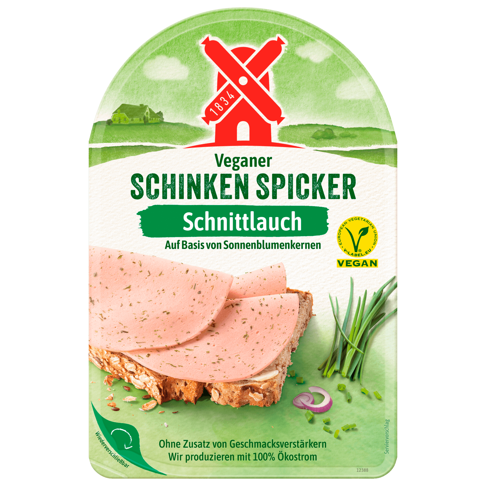 Rügenwalder Mühle Schinken Spicker mit Schnittlauch vegan 80g