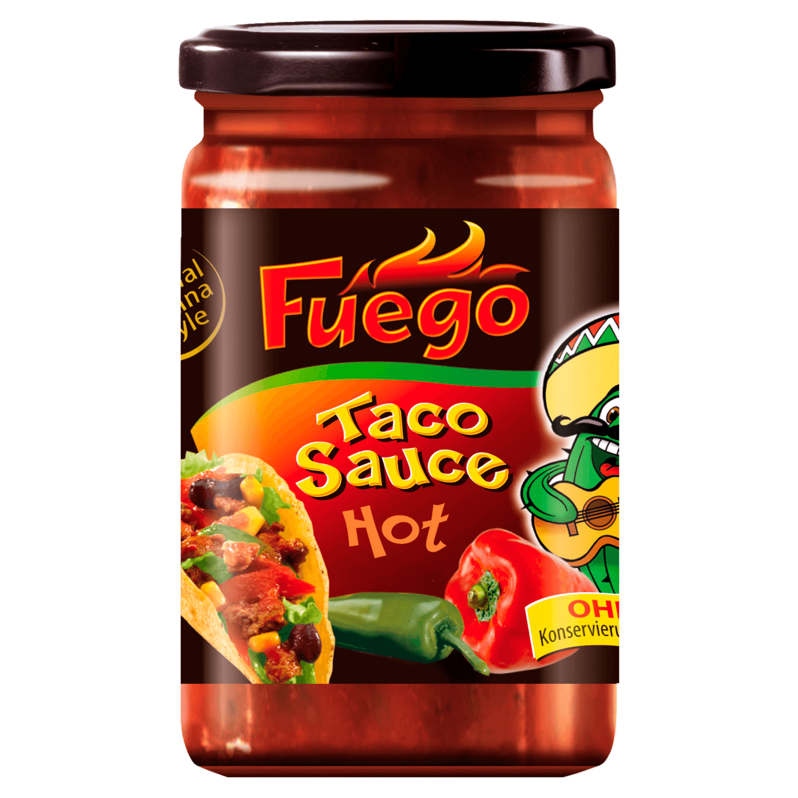 Fuego Taco Sauce Hot 200ml