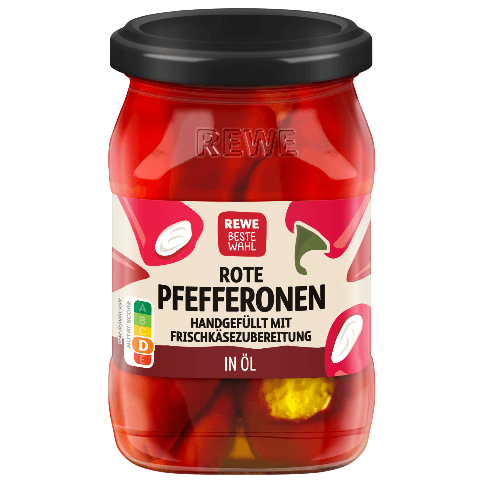 REWE Beste Wahl Rote Pfefferonen 270g