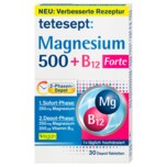 Tetesept Magnesium 500 + B12 Forte vegan 42,8g, 30 Depot-Tabletten