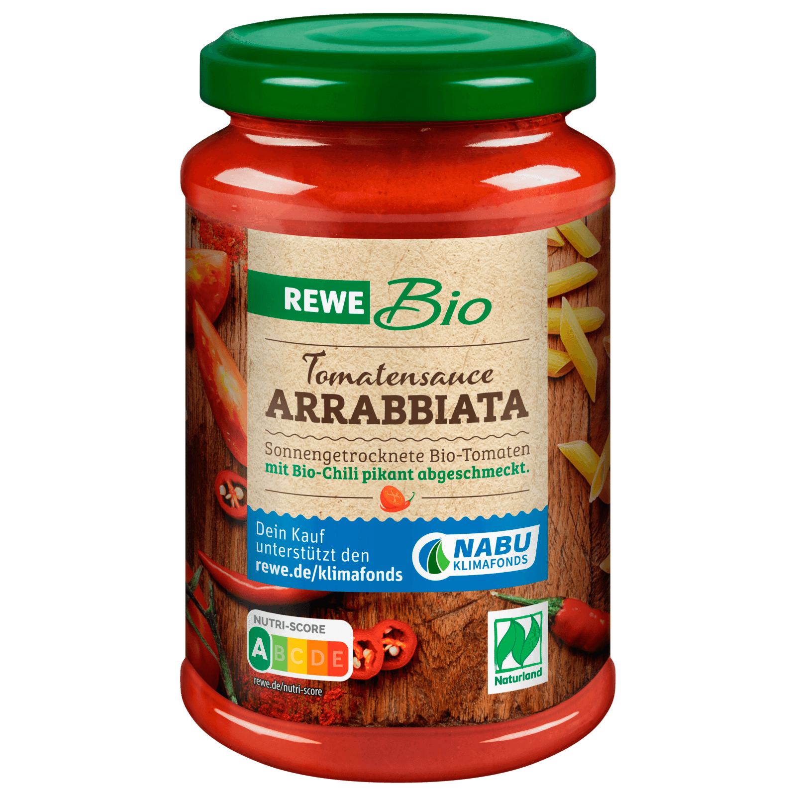 REWE Bio Naturland Tomatensauce Arrabbiata 350g