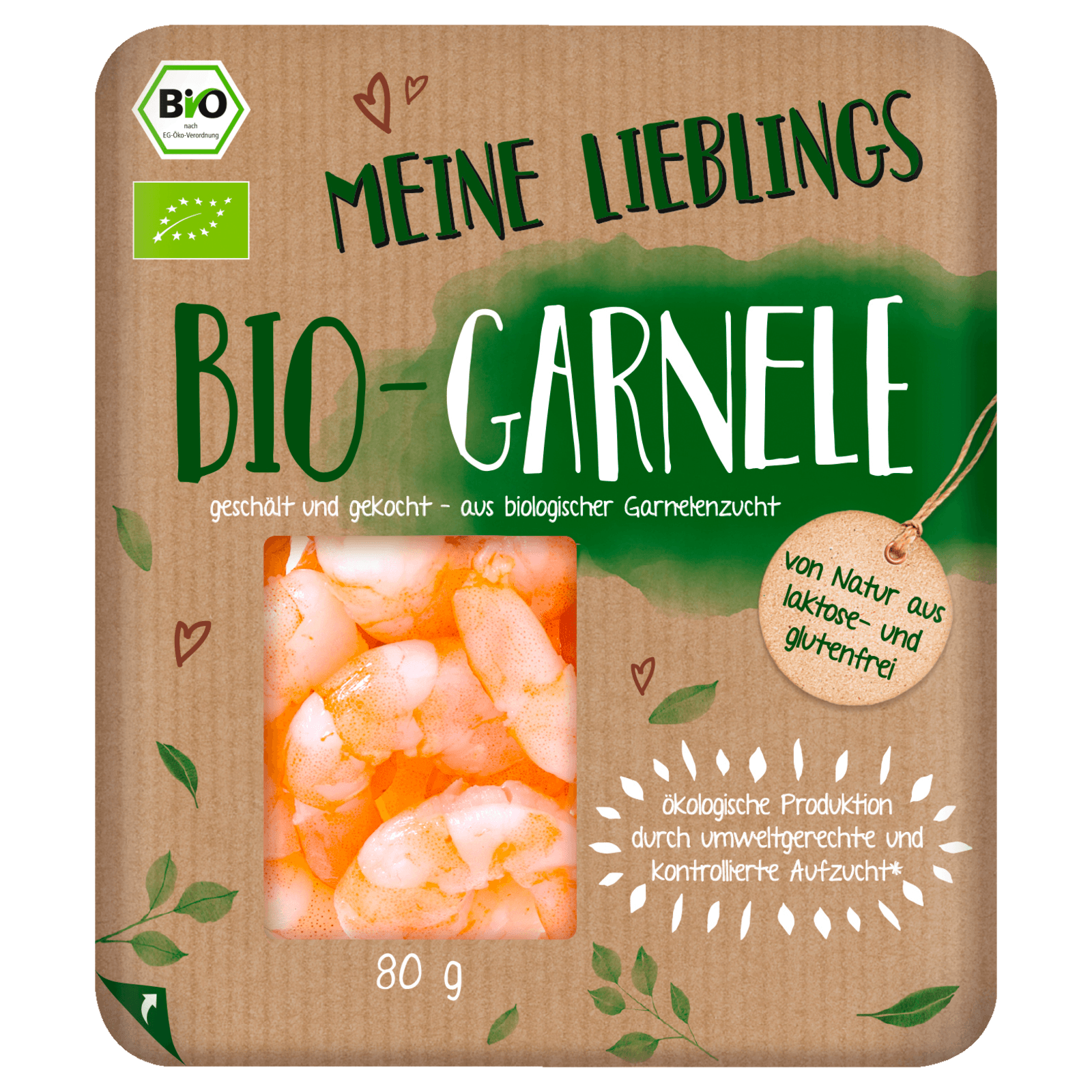 Krone Lieblings Bio Garnele 80g