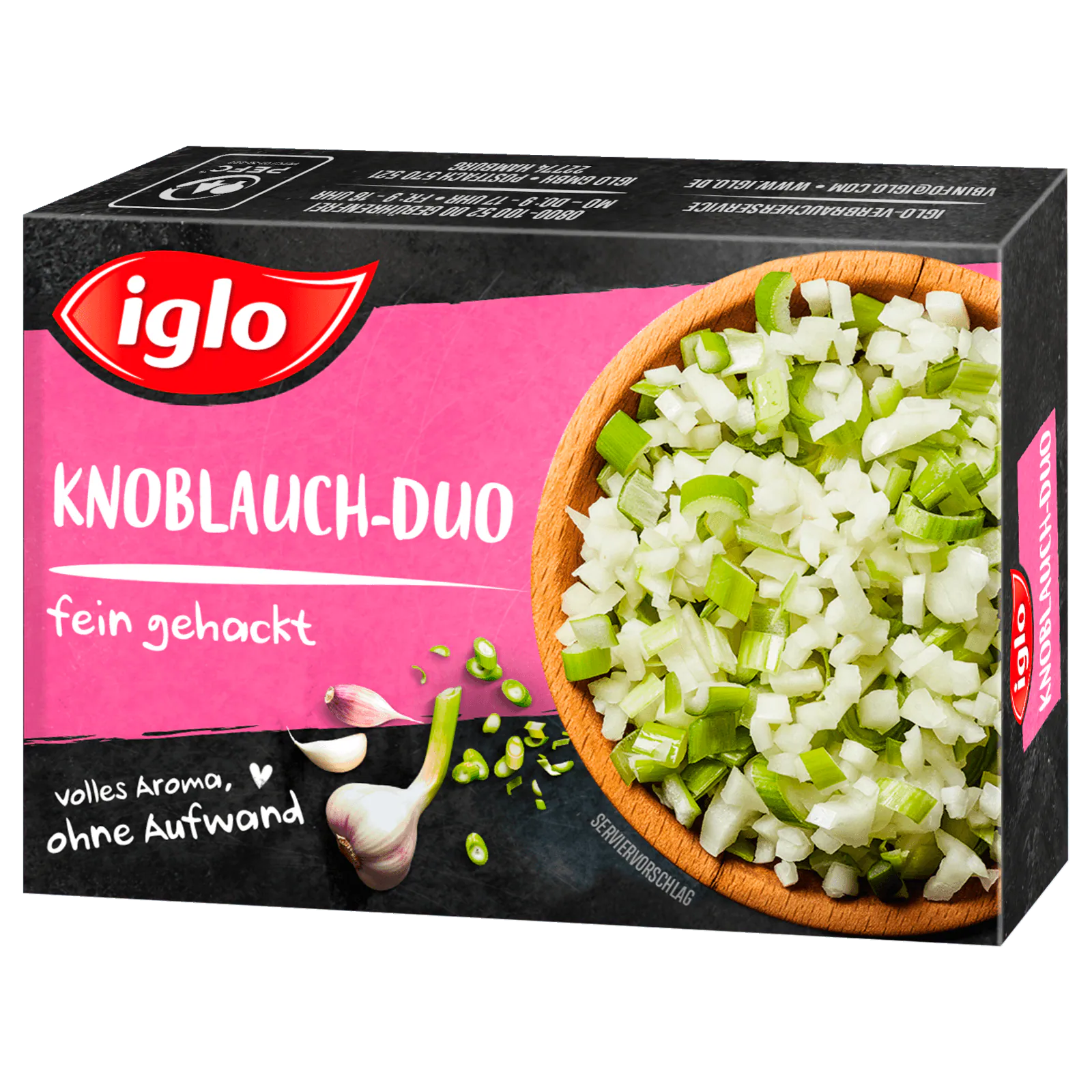 Iglo Knoblauch-Duo fein gehackt 60g