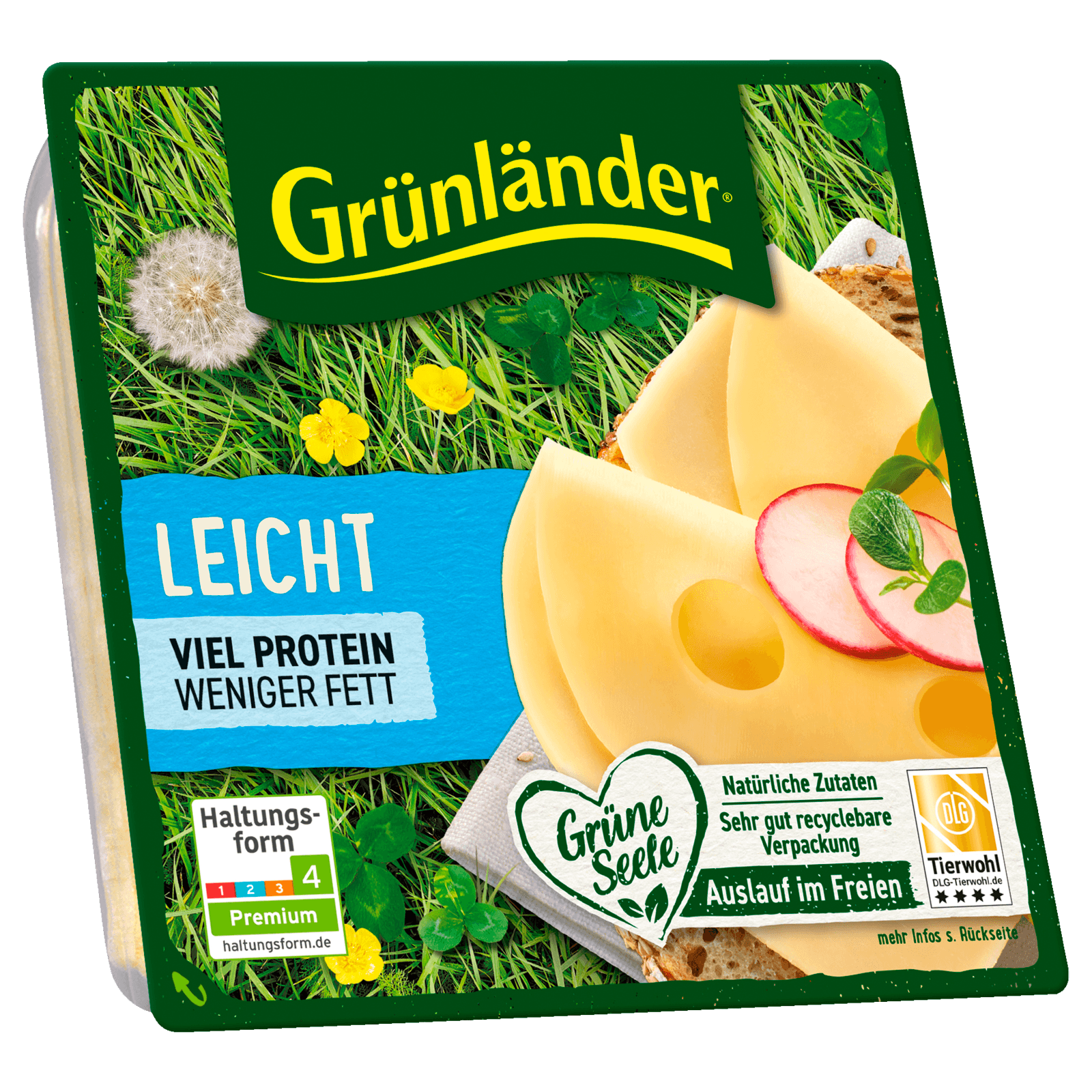 Grünländer Leicht Scheiben 140g