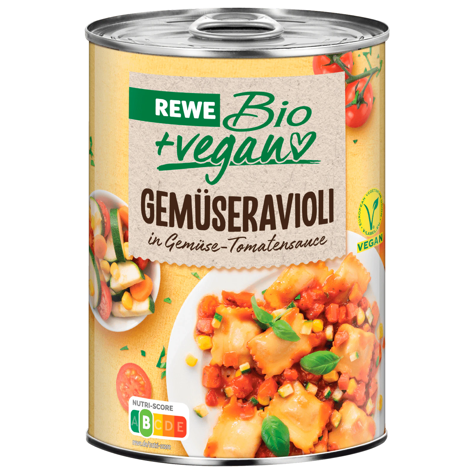 REWE Bio + vegan Gemüseravioli 400g