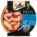 Sheba Schale Filets Huhn mit nachhaltigem Thunfisch 60g
